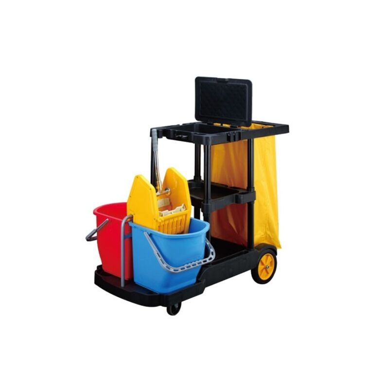 Schoonmaakkar Premium Luxe Zwart