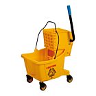 Dweilemmer op wielen - 24 liter