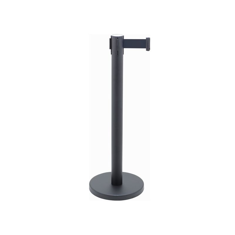 Afzetpaal met trekband – Zwart